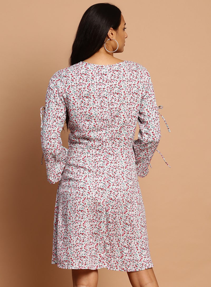 Aila - Stylish Mini Dress Multicolour - Image 1