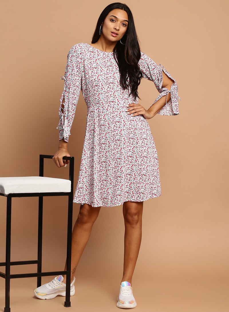 Aila - Stylish Mini Dress Multicolour - Image 1
