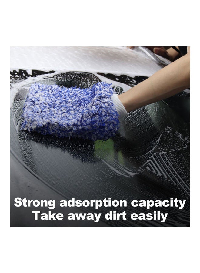 قفاز غسيل السيارة متعدد الوظائف من الألياف الدقيقة قابل للحمل الفائق - Image 4
