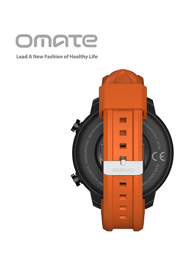 OMATE - T-One Smartwatch | Fitness Tracker | Touch Display | Health Monitor | Heart Rate Sensor | Real Time Tracking | Body Temperature Monitor | Orange - Image 1