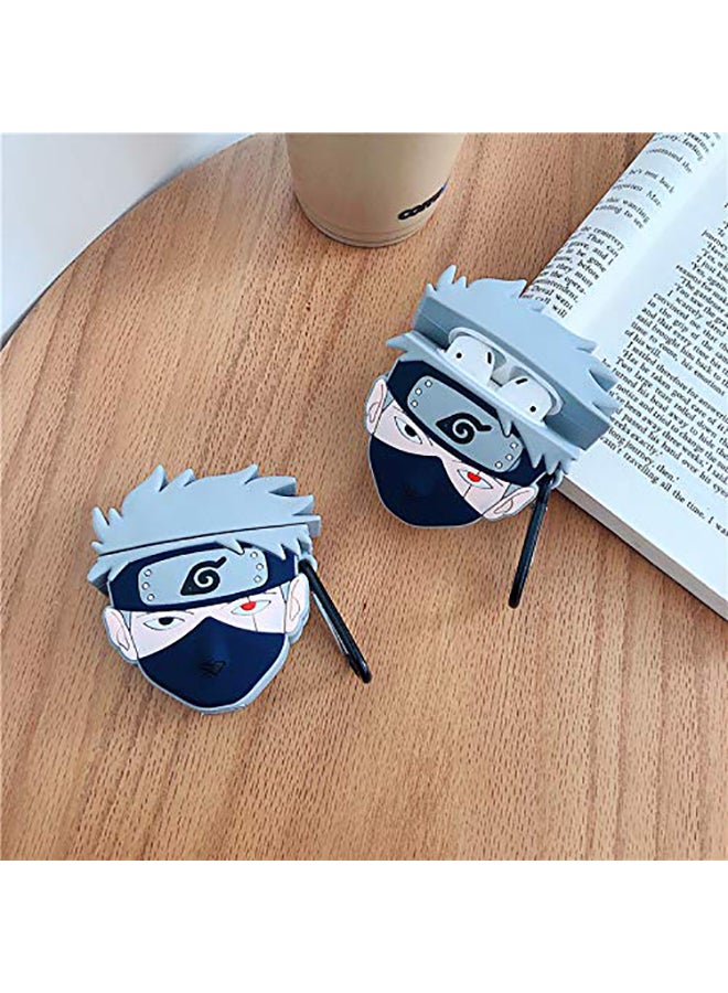 Aimax - Kakashi Hatake Apple AirPods Cover Grey/Black - Image 1