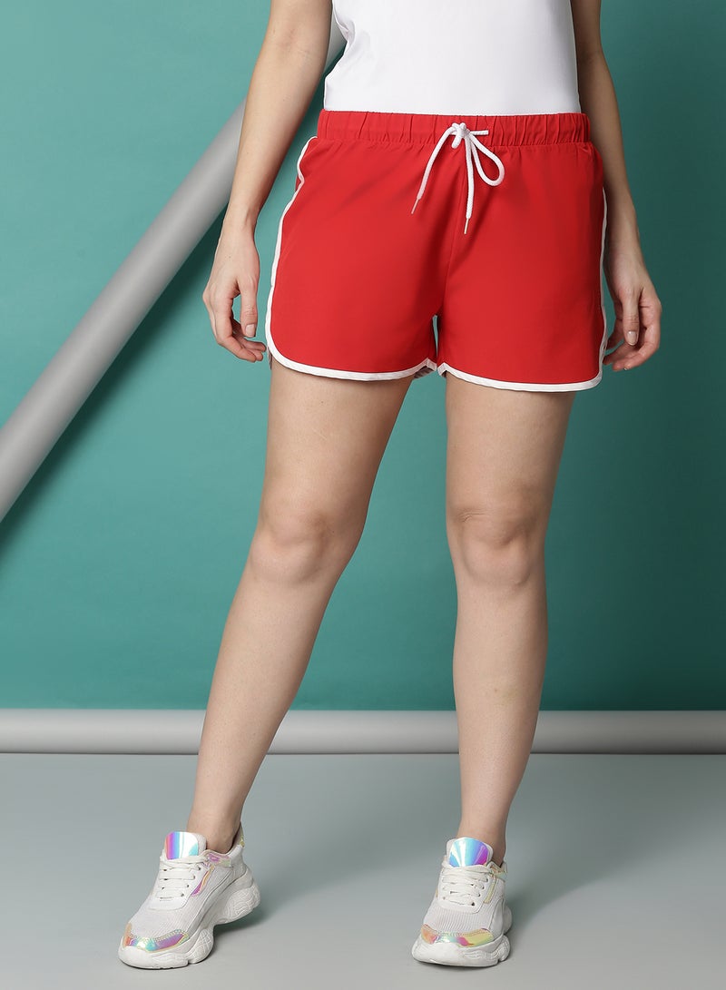 Athletiq - Sports Shorts Red - Image 1