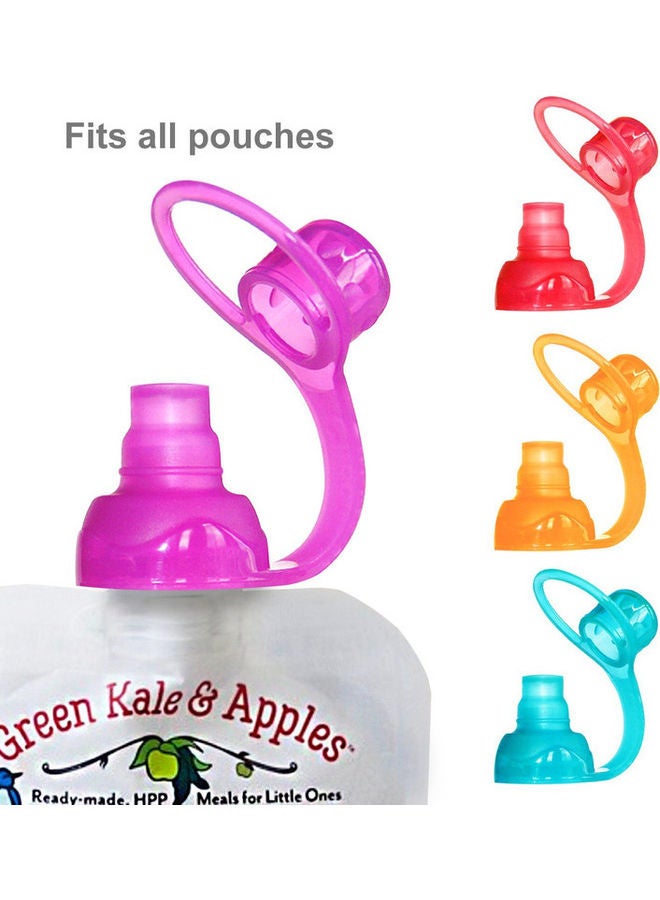 Pack Of 4 Softsip Food Pouch Top