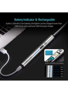 USB Rechargeable Electric Arc Lighter Silver - v1629002605/N50081833A_4