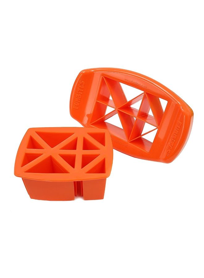 FunBites Triangles Shaped Cutter Orange - Image 2