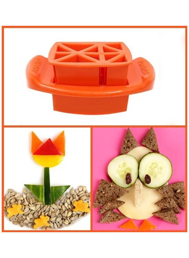 FunBites Triangles Shaped Cutter Orange - Image 3