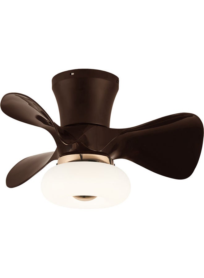 Fan Ceiling Light Brown - Image 1