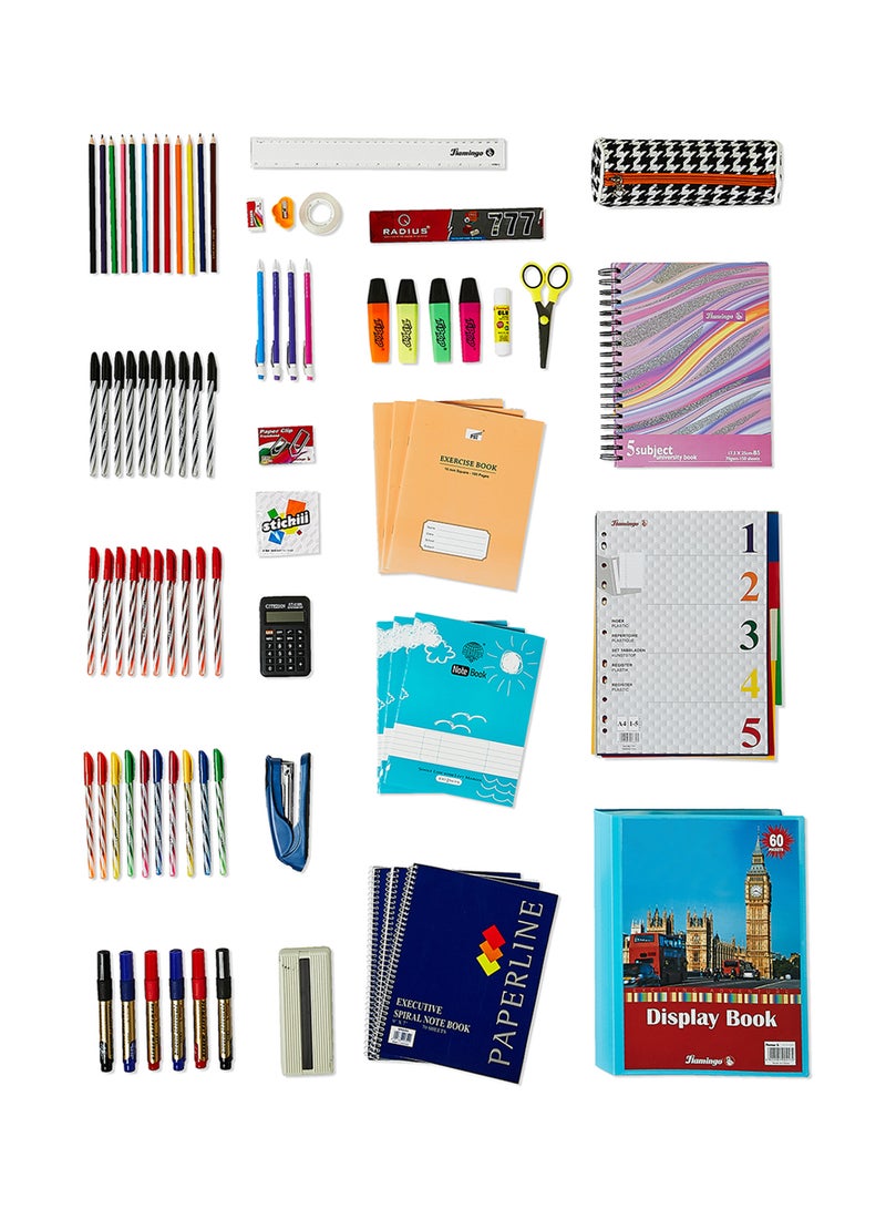 Back to School Stationery Mega Bundle Pack of 72 Assorted
