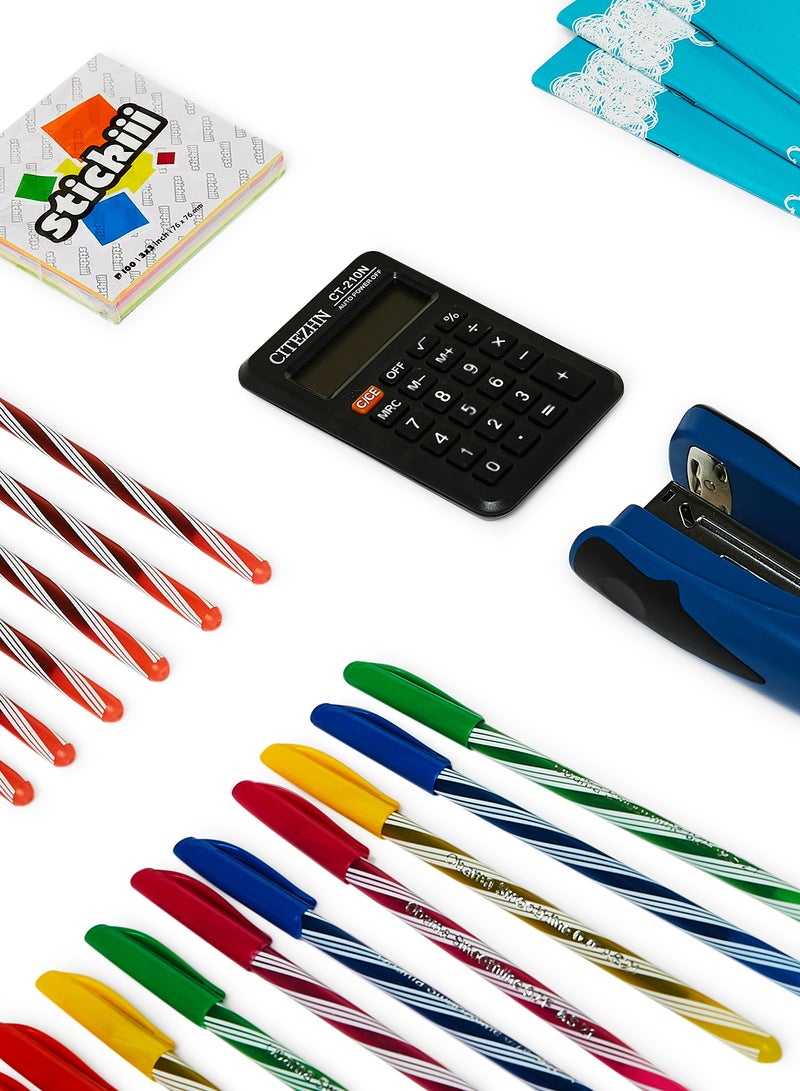 Back to School Stationery Mega Bundle Pack of 72 Assorted
