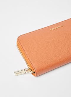 COCCINELLE Leather Zip Around Wallet Brown  - Image 3