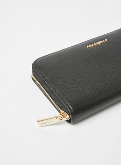 COCCINELLE Leather Zip Around Wallet Black  - Image 3