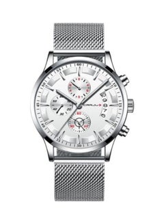 CRRJU Men's Stainless Steel Chronograph Watch 