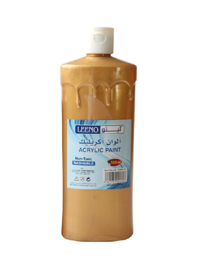 LEENO Acrylic Paint 500ml Yellow 