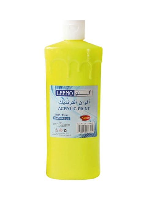 Acrylic Paint 500ml Yellow