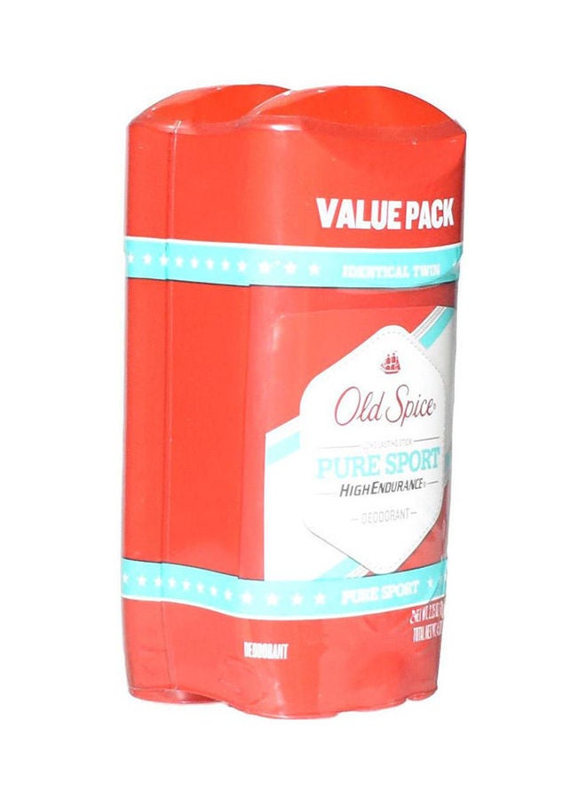 أولد سبايس مجموعة مزيل عرق ستيك للجنسين مكونة من قطعتين متعدد الألوان 63جرام - Image 1