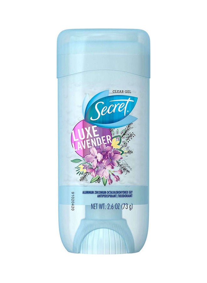 Secret Scent Expressions Crystal Clear Gel AntiPerspirant Deodorant OohLaLa Lavender  2.6 Oz Multicolour