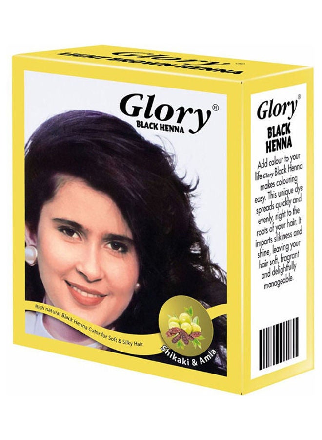 Glory Henna With Shikaki And Amla Pack Of 6 BLack 10grams 