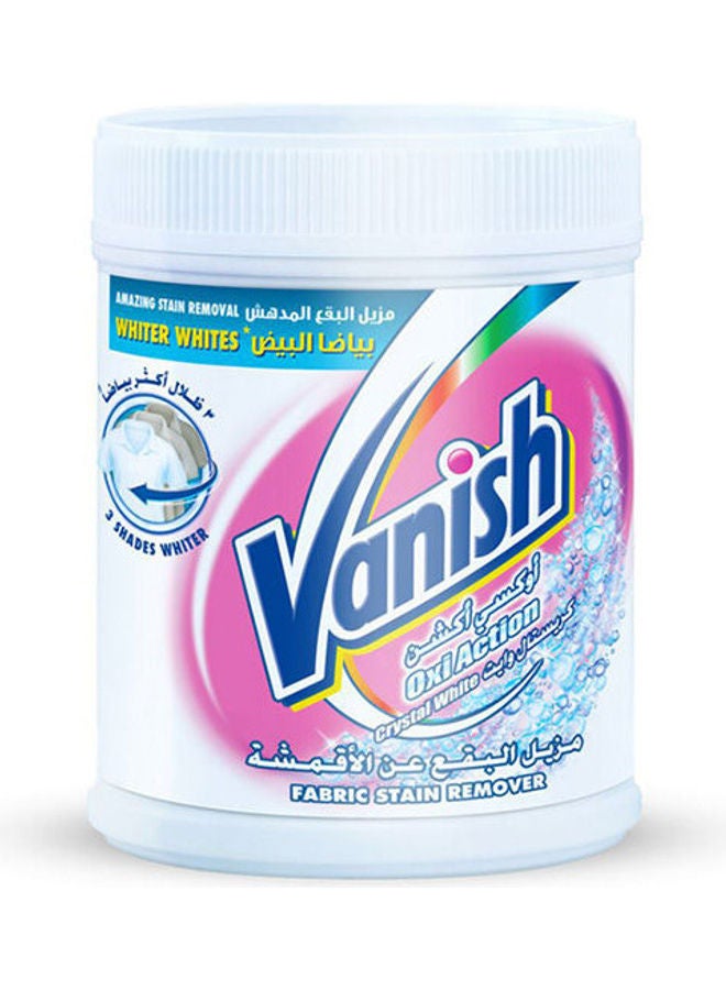 Vanish - Oxi Action Crystal White Fabric Stain Remover Pink 450grams - Image 1