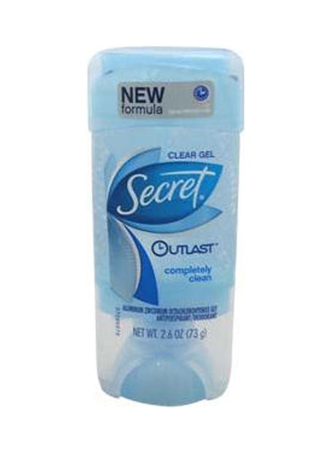 سيكريت Outlast Clear And Completely Clean Stick Deodorant & Antiperspirant  2.6 Oz Multicolour