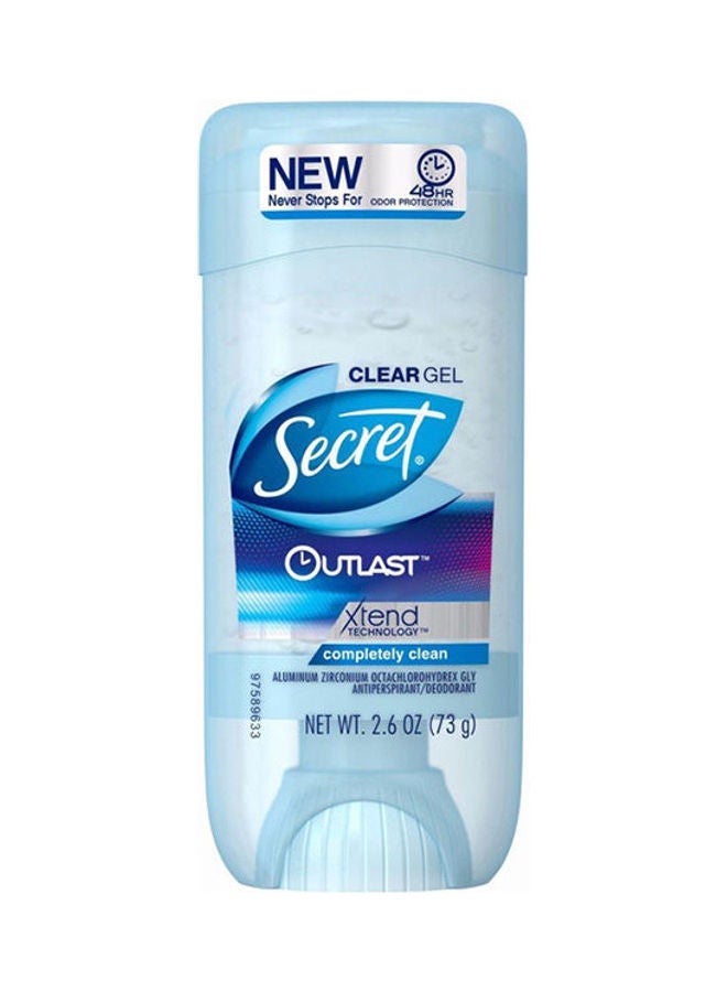سيكريت Outlast Xtend Completely Clean Clear Gel Antiperspirant Deodorant 2.6 Oz Multicolour - Image 2