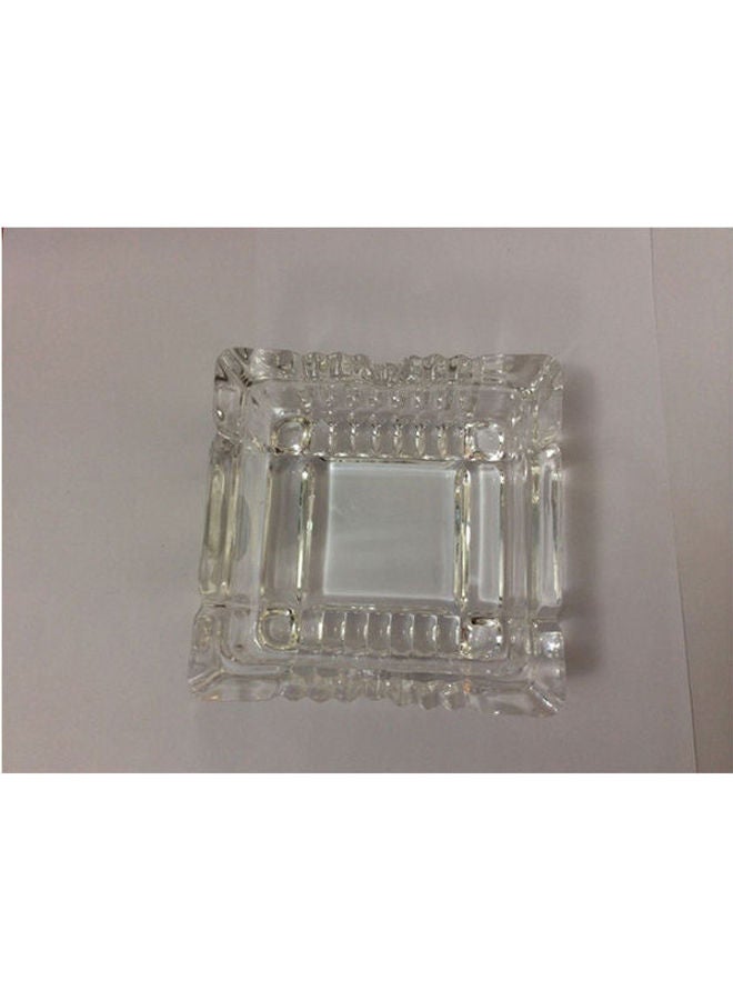 منفضة سجائر سوجا مربعة الشكل شفاف