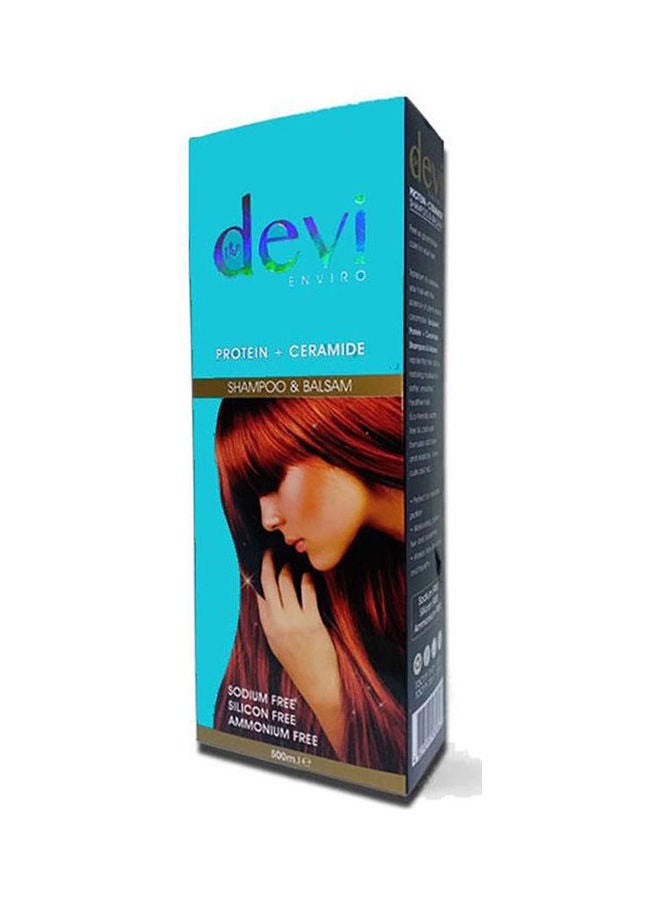 Devi - Set For Protein & Keratin Treated Hair Blue 500ml - Image 1