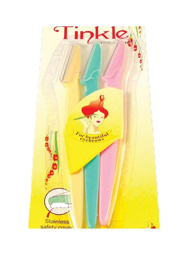 تنكل شفرة حلاقة لرسم الحواجب متعدد الألوان