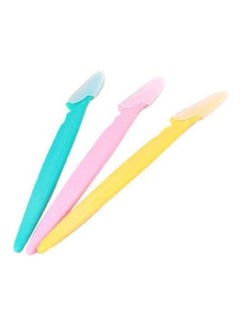 Eyebrow And Body Razor 3 Set Multicolour