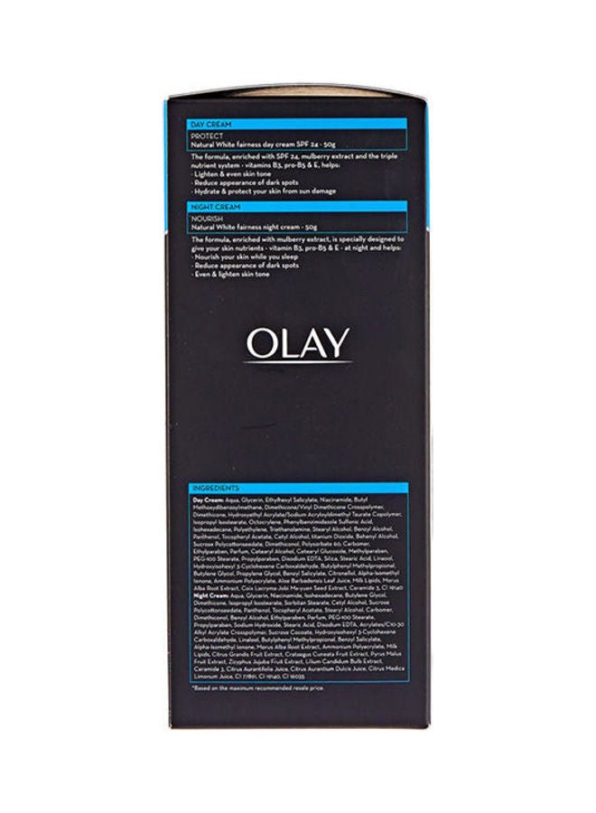 Olay Natural White Day Cream + Night Cream White 50ml - Image 3