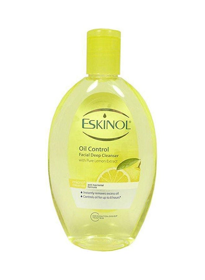 Eskinol Facial Deep Cleanser Oil Control With Lemon Yellow 225ml