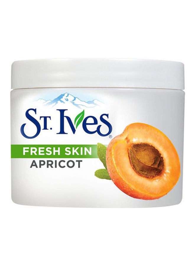 Fresh Skin Apricot Face Scrub Jar White