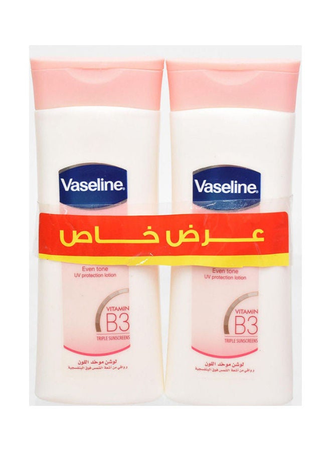 Vaseline Body Lotion Even Tone 2Pieces Pink 400ml