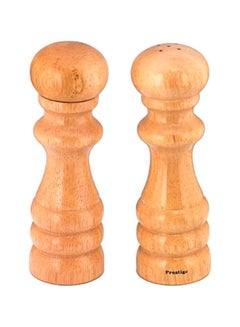 Prestige Set Peppermill & Salt Box Brown 15cm  - Image 2