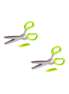 Set Of 2 Multifunction 5 Layer Scissors Multicolour - v1629018728/N50089317A_1