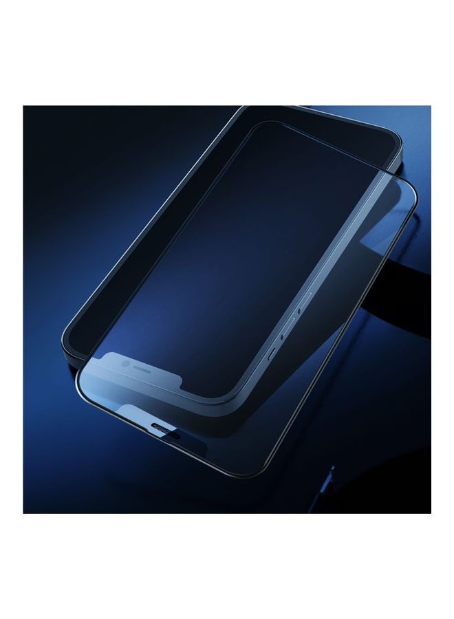 Nillkin - 2.5D Fog Mirror Full Coverage Matte 2.5D Tempered Glass Screen Protector For Apple iPhone 12 / 12 Pro , 0.33mm Black - Image 1
