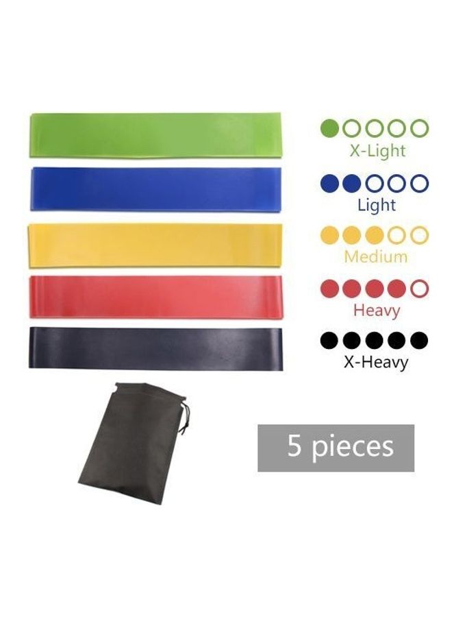Resistance Band Fitness 5Levels Latex Gym Strength Training Rubber Loops Bands Fitness - Image 3