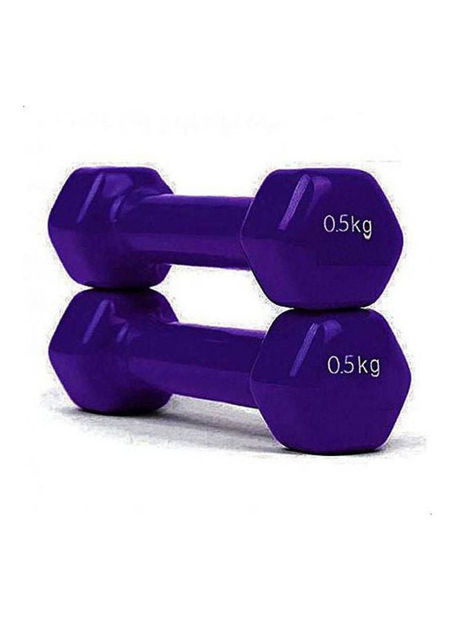Double Dumbbells Vinyl Set 0.5kg