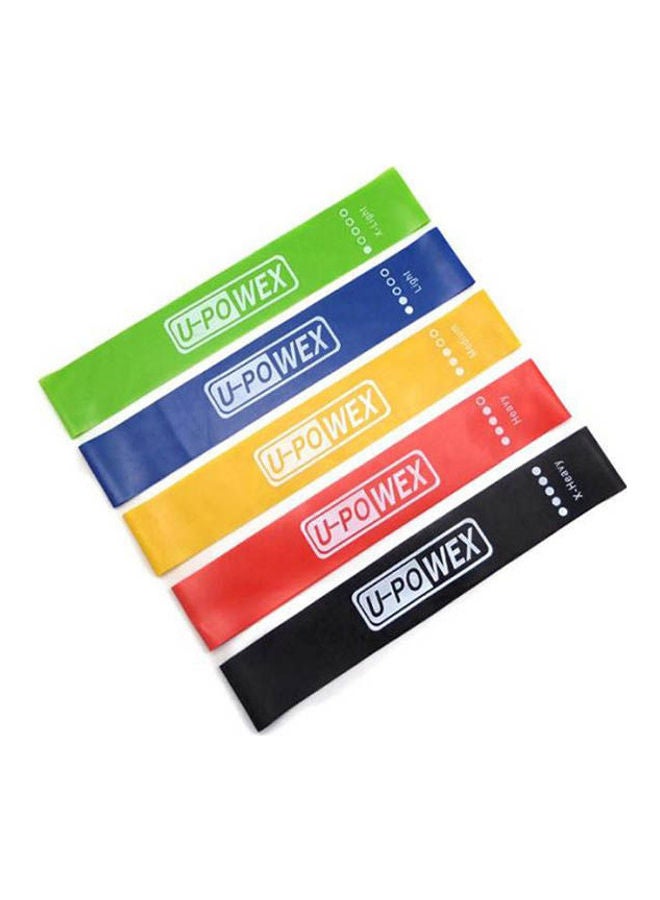 Generic Set Of 5 Resistance Loop Exercise Band,Rubber Resistance Band For Strength Training Fitness Bands For Workout Yoya Crossift  - Image 1