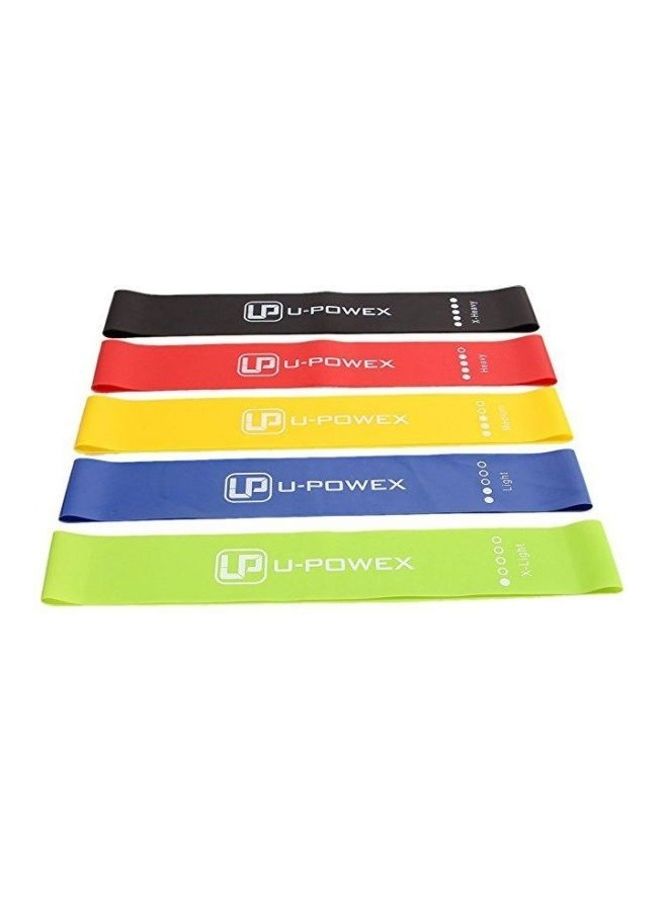 Generic Set Of 5 Resistance Loop Exercise Band,Rubber Resistance Band For Strength Training Fitness Bands For Workout Yoya Crossift  - Image 2