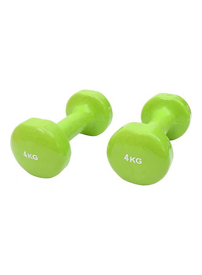 Classical Head Vinyl Dumbbell Set 4kg - Image 1