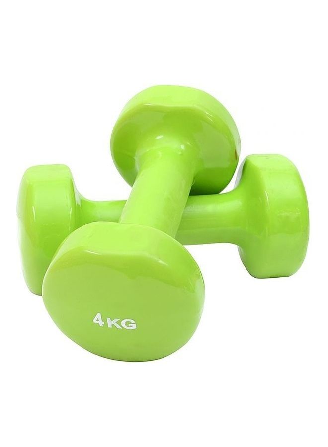Classical Head Vinyl Dumbbell Set 4kg - Image 2