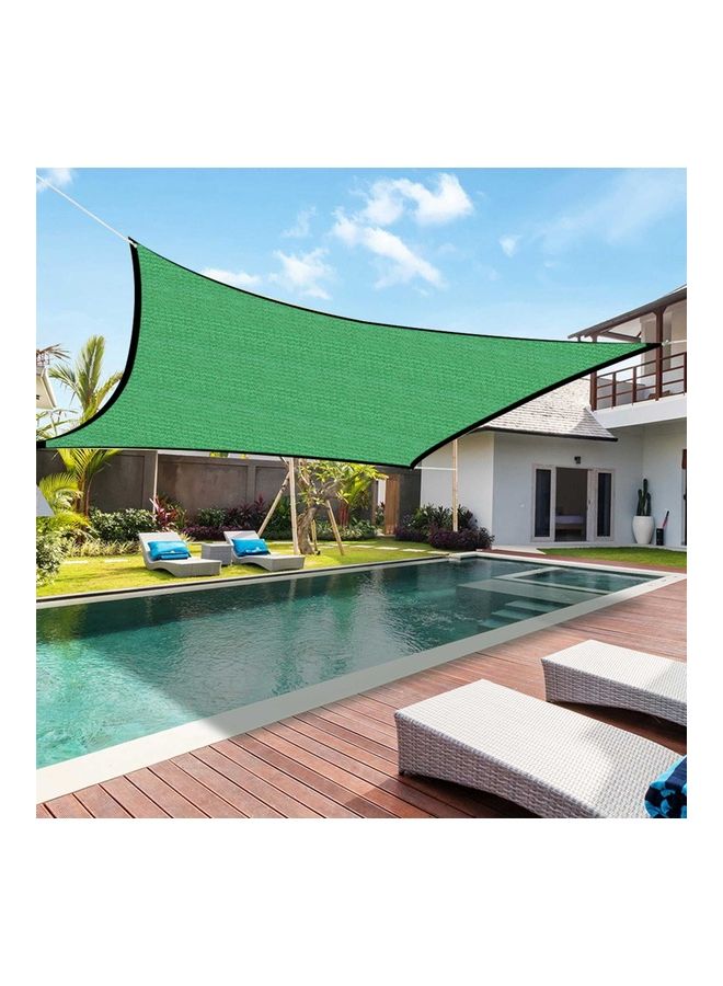 Ventilated Sunshade Net With Long Rope Green - Image 2