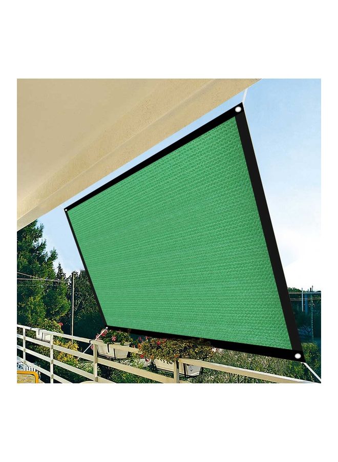 Ventilated Sunshade Net With Long Rope Green - Image 3