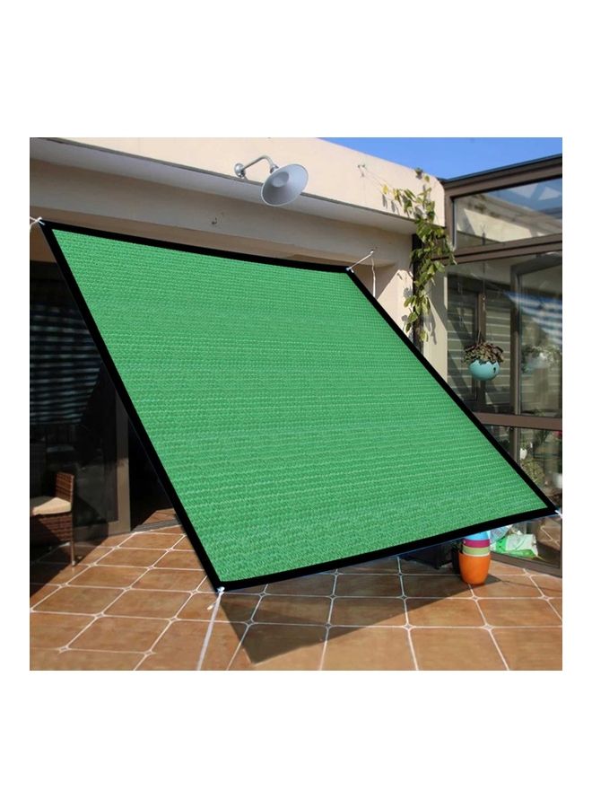 Ventilated Sunshade Net With Long Rope Green - Image 4
