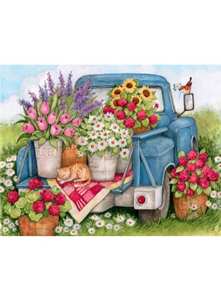 Flower DIY 5D Diamond Painting Kit Multicolour - v1629022572/N50091735A_1