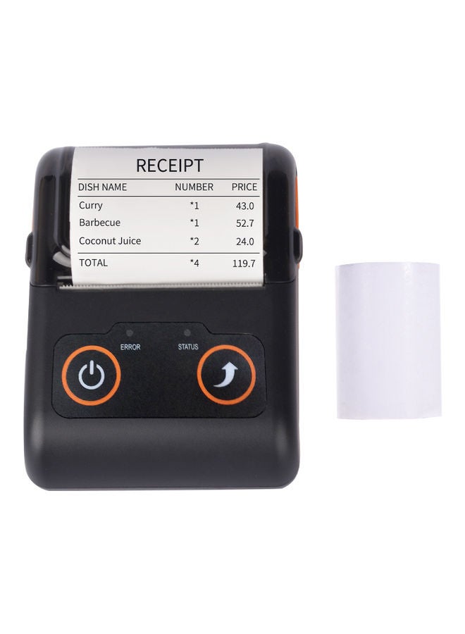 Portable Receipt Printer Black - Image 1