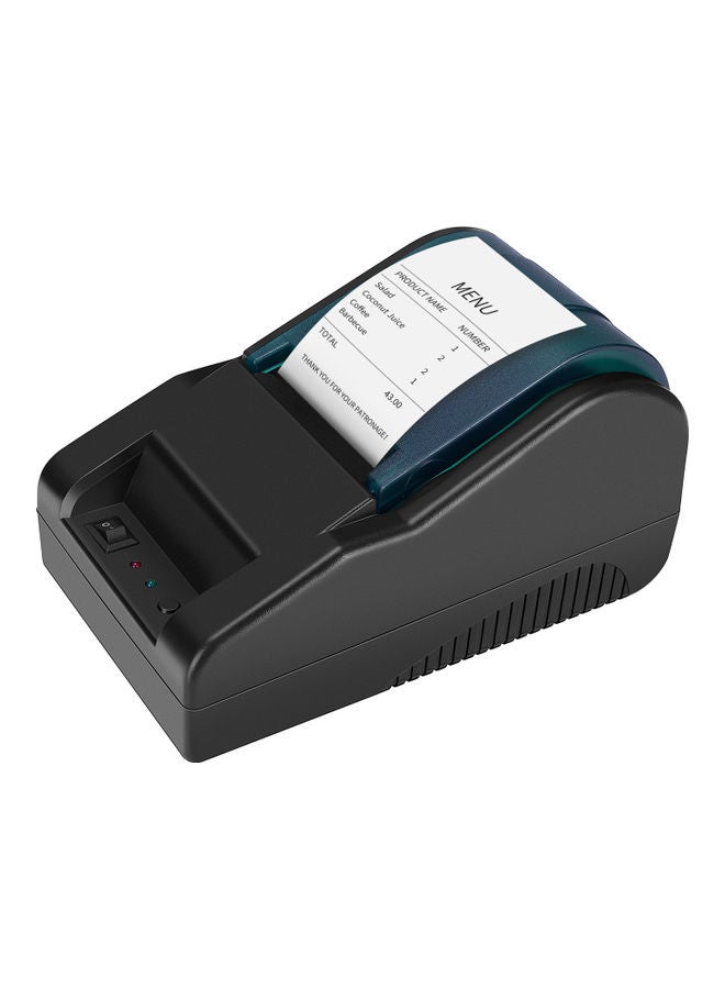 Desktop USB Heat Receipt Printer Black - Image 1