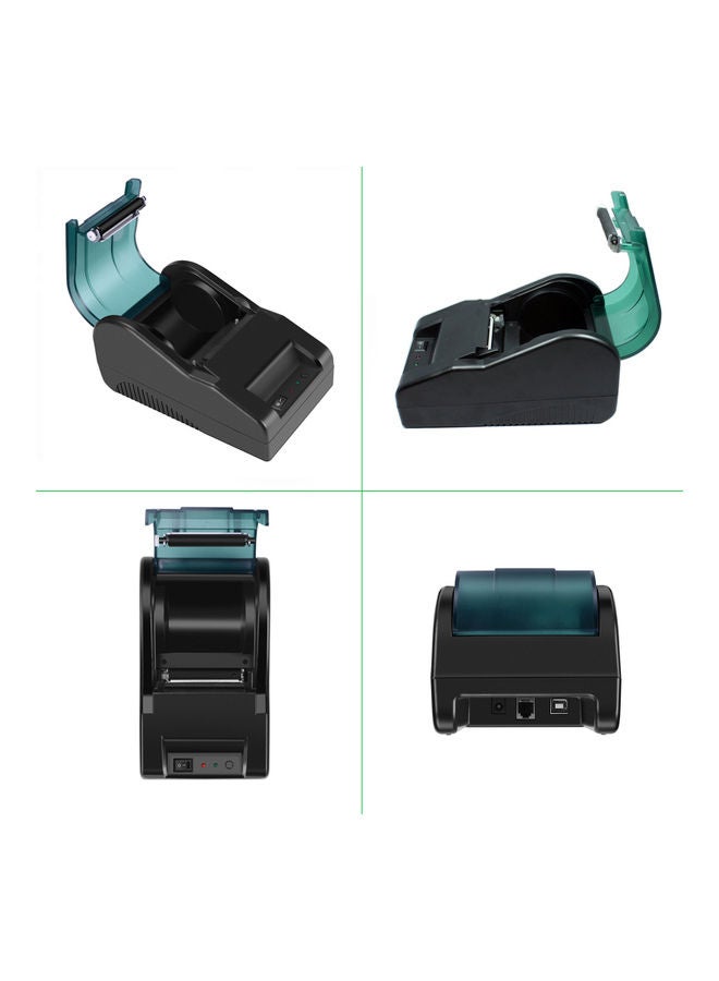 Desktop USB Heat Receipt Printer Black - Image 2