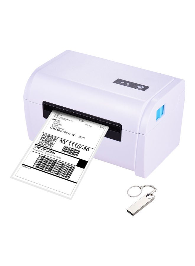 Desktop Bluetooth Hot Label Printer White - Image 2