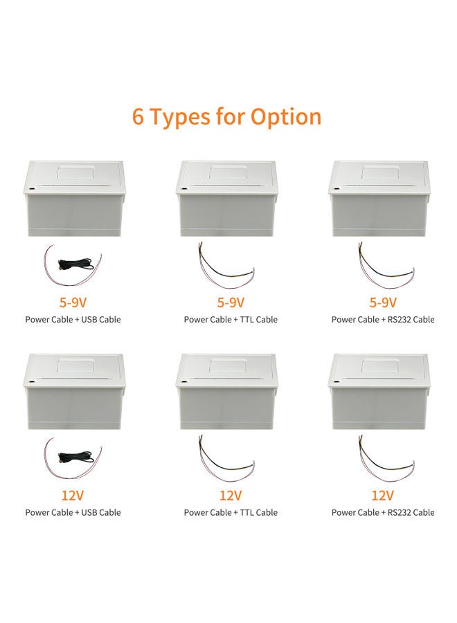Mini 58mm Embedded Thermal Printer White  - Image 5